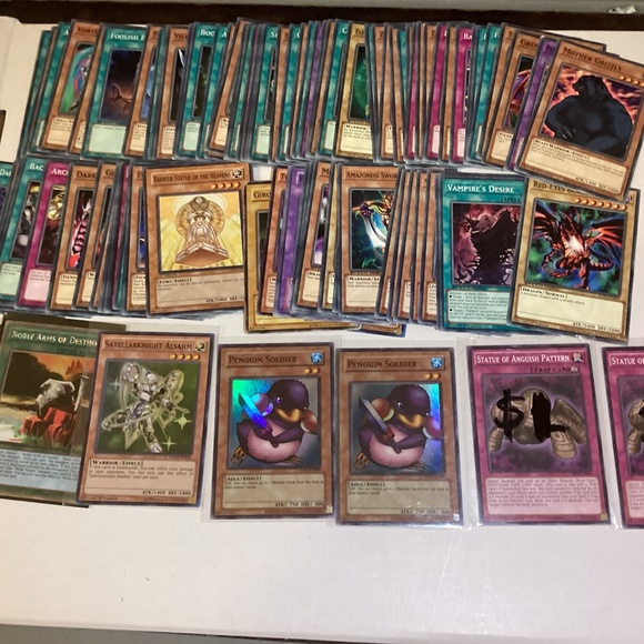 Konami Other - Konami Yugioh card lot of 101 Yu-Gi-Oh cards Foil and Regular